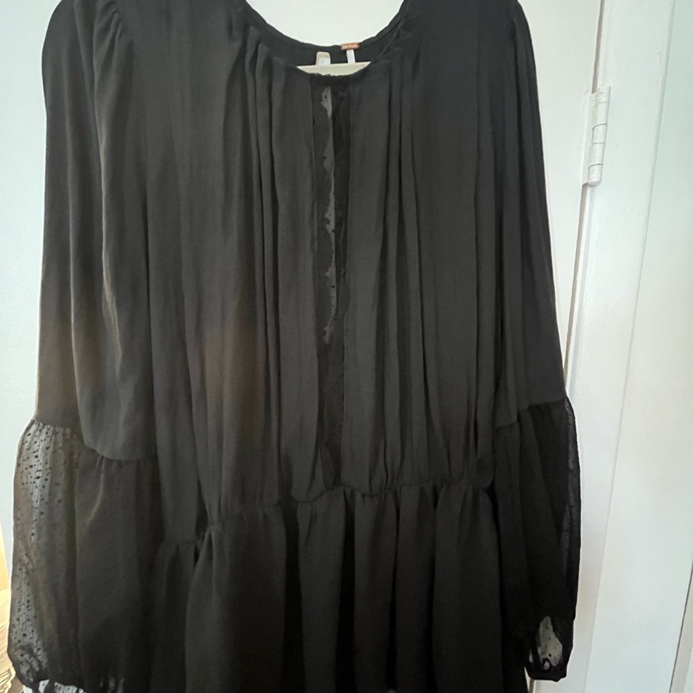 Free People Black Tunic Dress - Size L